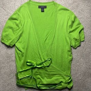 EXPRESS Lime green top Large